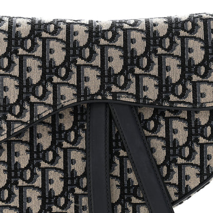 Oblique Saddle Bag Blue
