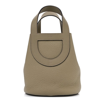 Taurillon Clemence Swift In-The-Loop 18 Bag Beige Marfa