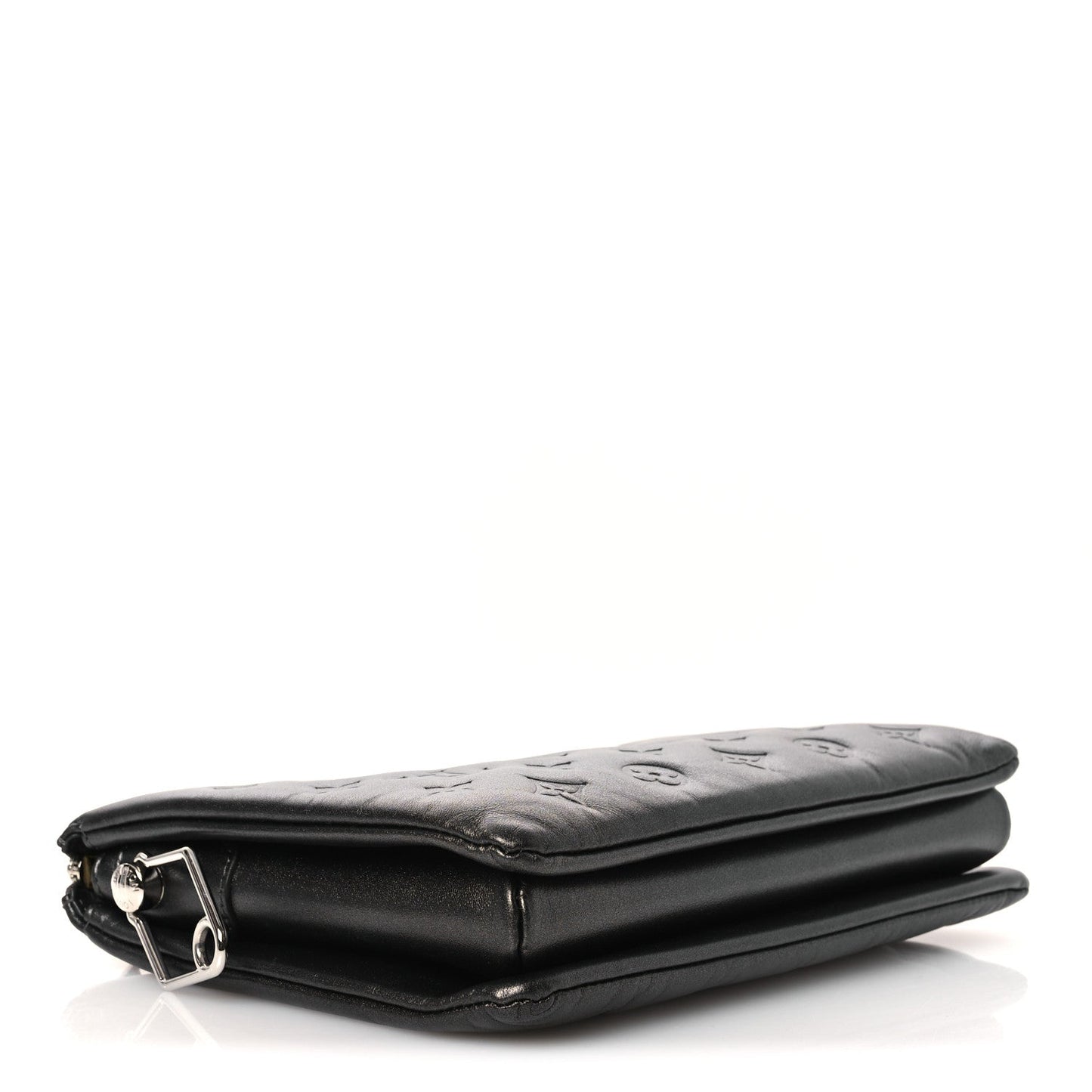 Lambskin Embossed Monogram Coussin PM Anthracite