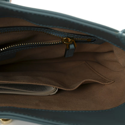Boarded Dyana Lux Calfskin Small Jackie 1961 Hobo Dusty Azure