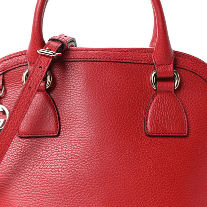 Dollar Calfskin Small GG Charm Dome Bag Red