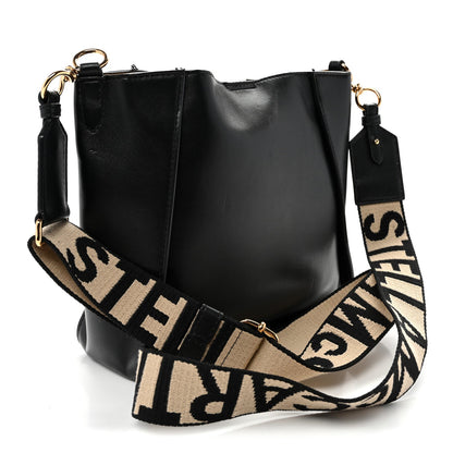 Eco Alter Nappa Perforated Logo Mini Crossbody Black