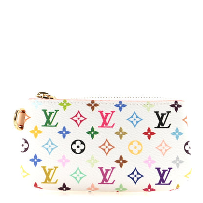 LV X TM Monogram Multicolor Phone Holder White