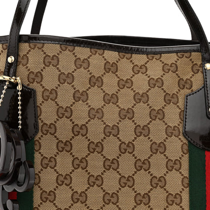 Monogram Web Large Jolie Tote Brown