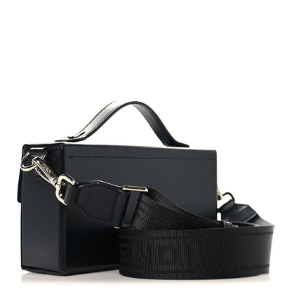 X MARC JACOBS Nappa Logo Baguette Soft Trunk Bag Black