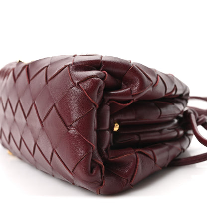 Nappa Intrecciato Studded The Mini Pouch Barolo
