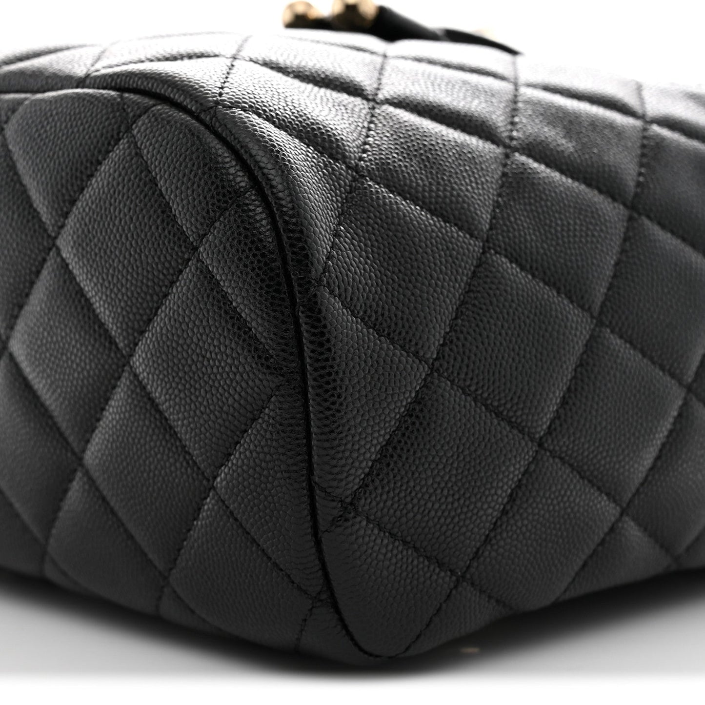 Caviar Quilted Urban Spirit Backpack Black