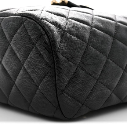 Caviar Quilted Urban Spirit Backpack Black