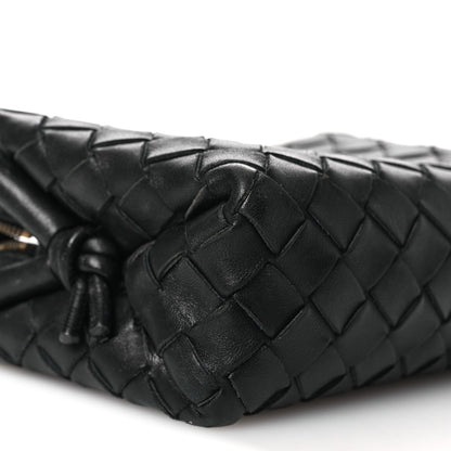 Nappa Intrecciato Mini Loop Camera Bag Black