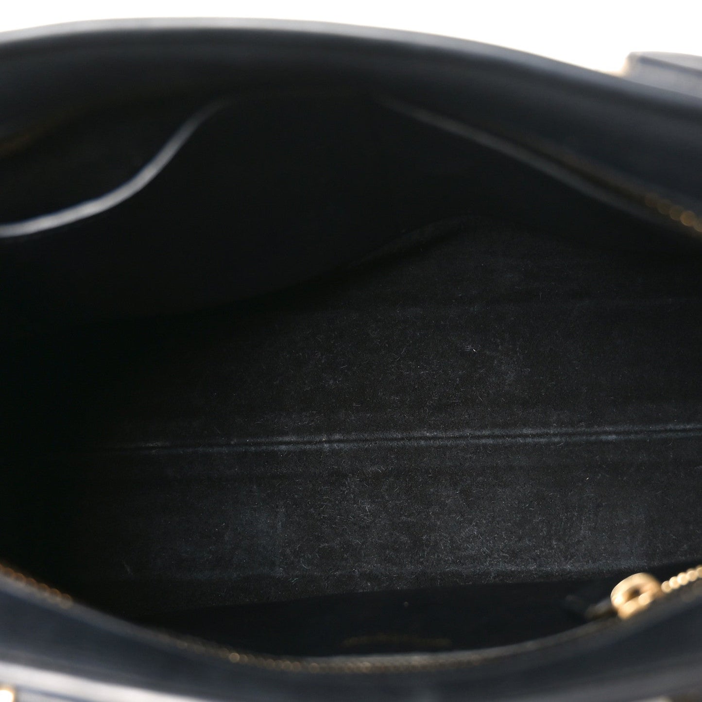 Calfskin Monogram Baby Cabas Black