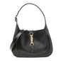 Boarded Dyana Lux Calfskin Small Jackie 1961 Hobo Black