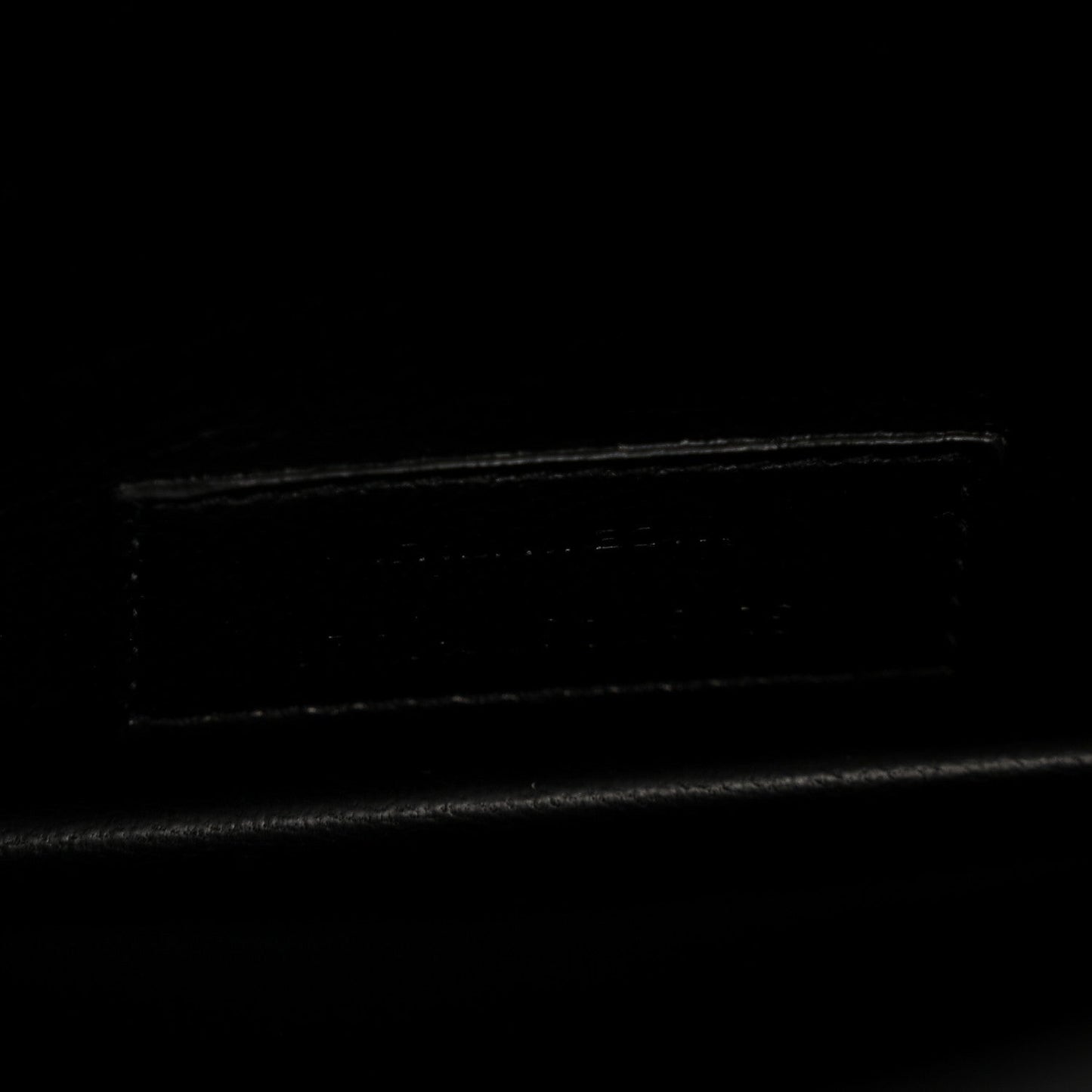 Lambskin Quilted Le Maillon Square Crossbody Bag Black