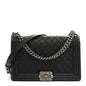 Caviar Quilted New Medium Boy Flap Black