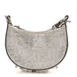 Crystal Vitello Laminato Suede FF Nano Fendigraphy Hobo Charm Grey
