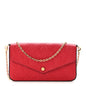 Empreinte Pochette Felicie Chain Wallet Scarlet