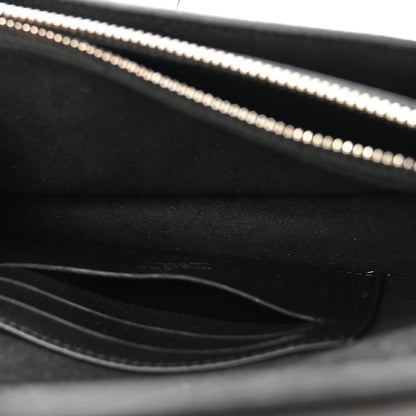 Soft Calfskin My Lockme Chain Pochette Black