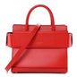 Smooth Calfskin Mini Horizon Satchel Red