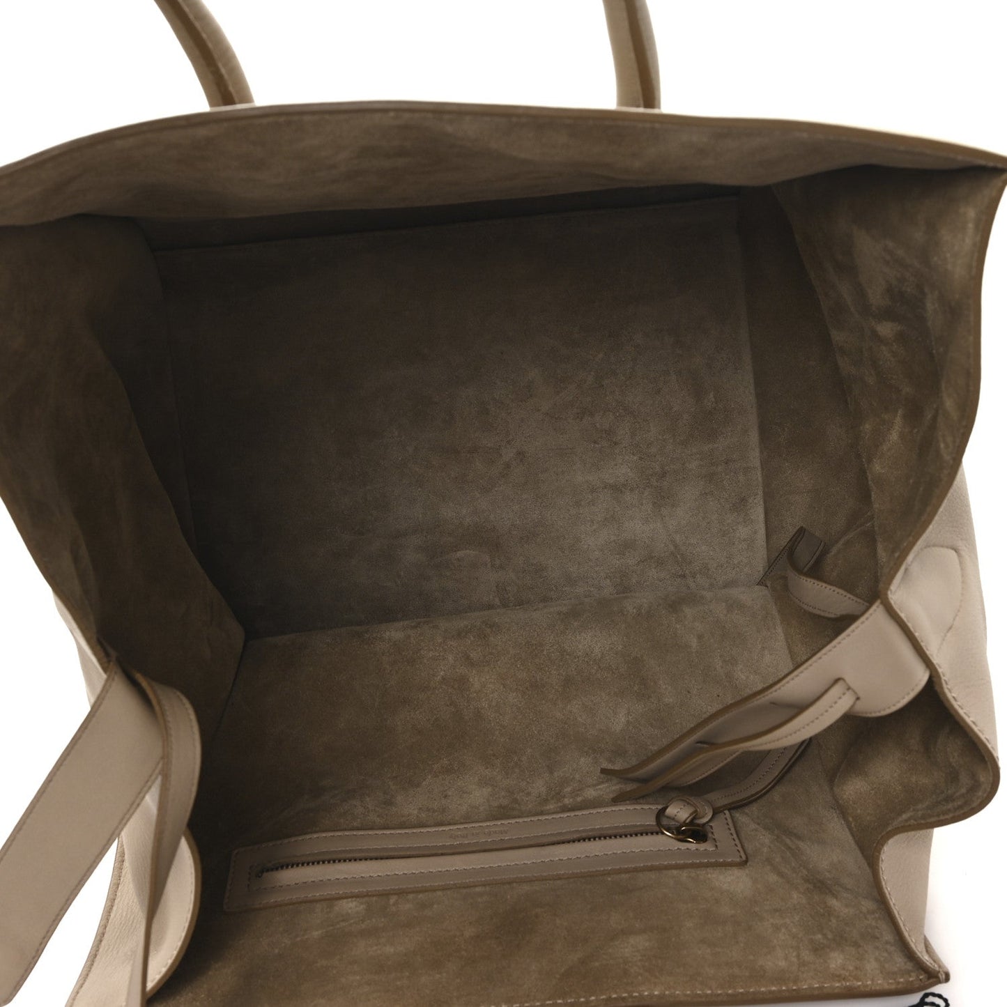 Supple Calfskin Large Phantom Luggage Dune