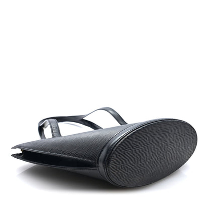 Epi Saint Jacques PM Long Straps Black