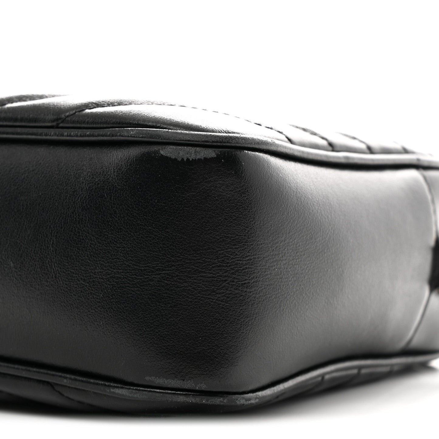 Calfskin Matelasse Monogram Lou Camera Bag Black