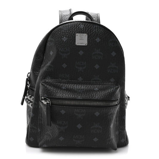 Visetos Medium Side Studs Stark Backpack Black