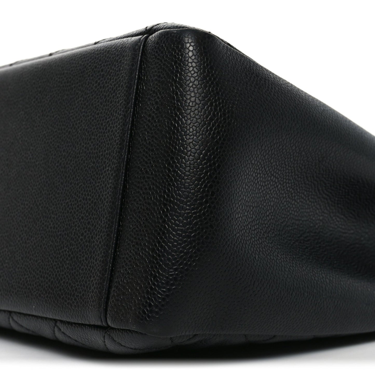 Caviar Quilted Grand Shopping Tote GST Black