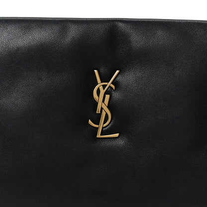 Lambskin Long Calypso Pouch Black