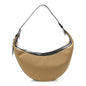 Canvas Calfskin August Hobo Beige