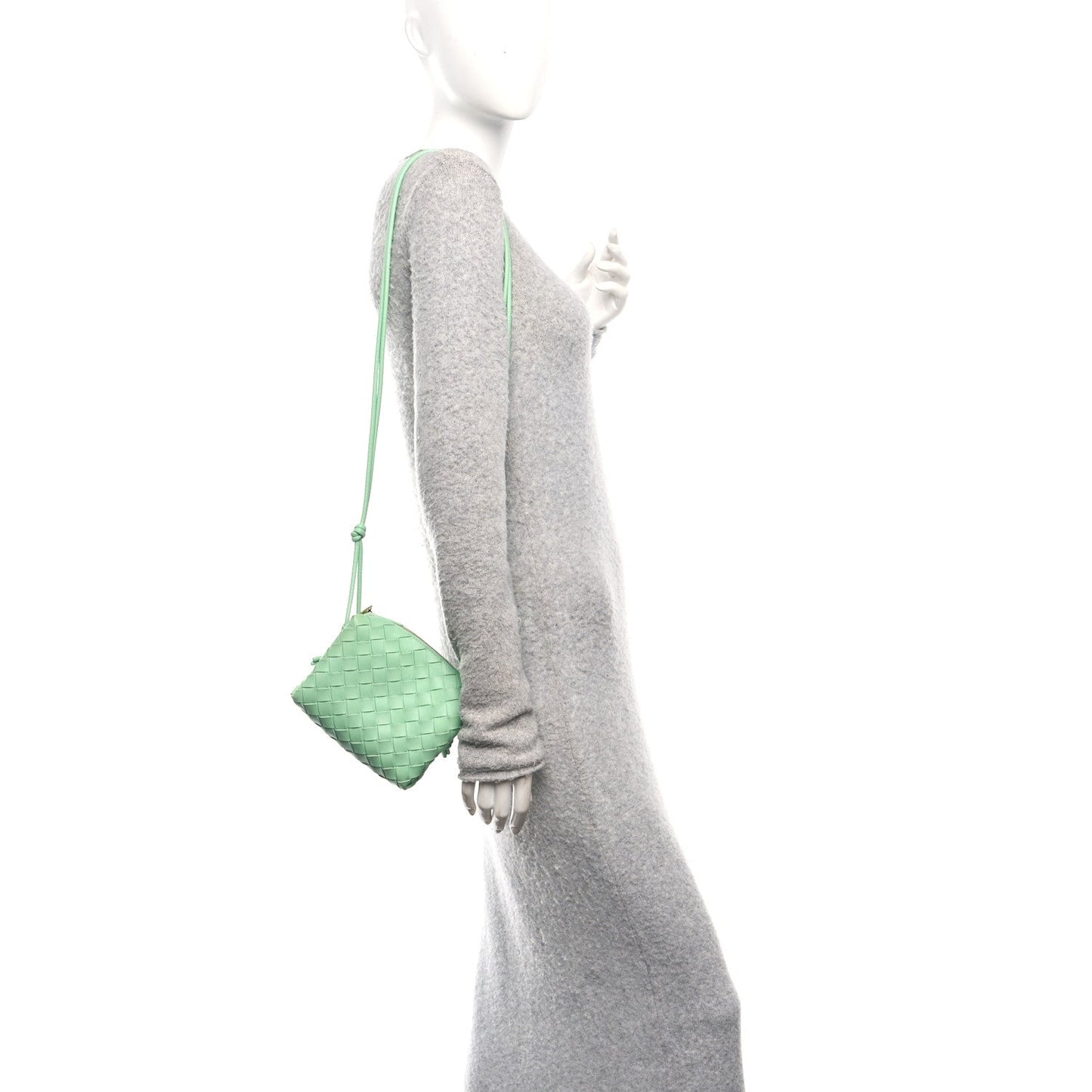 Nappa Intrecciato Mini Loop Camera Bag Siren