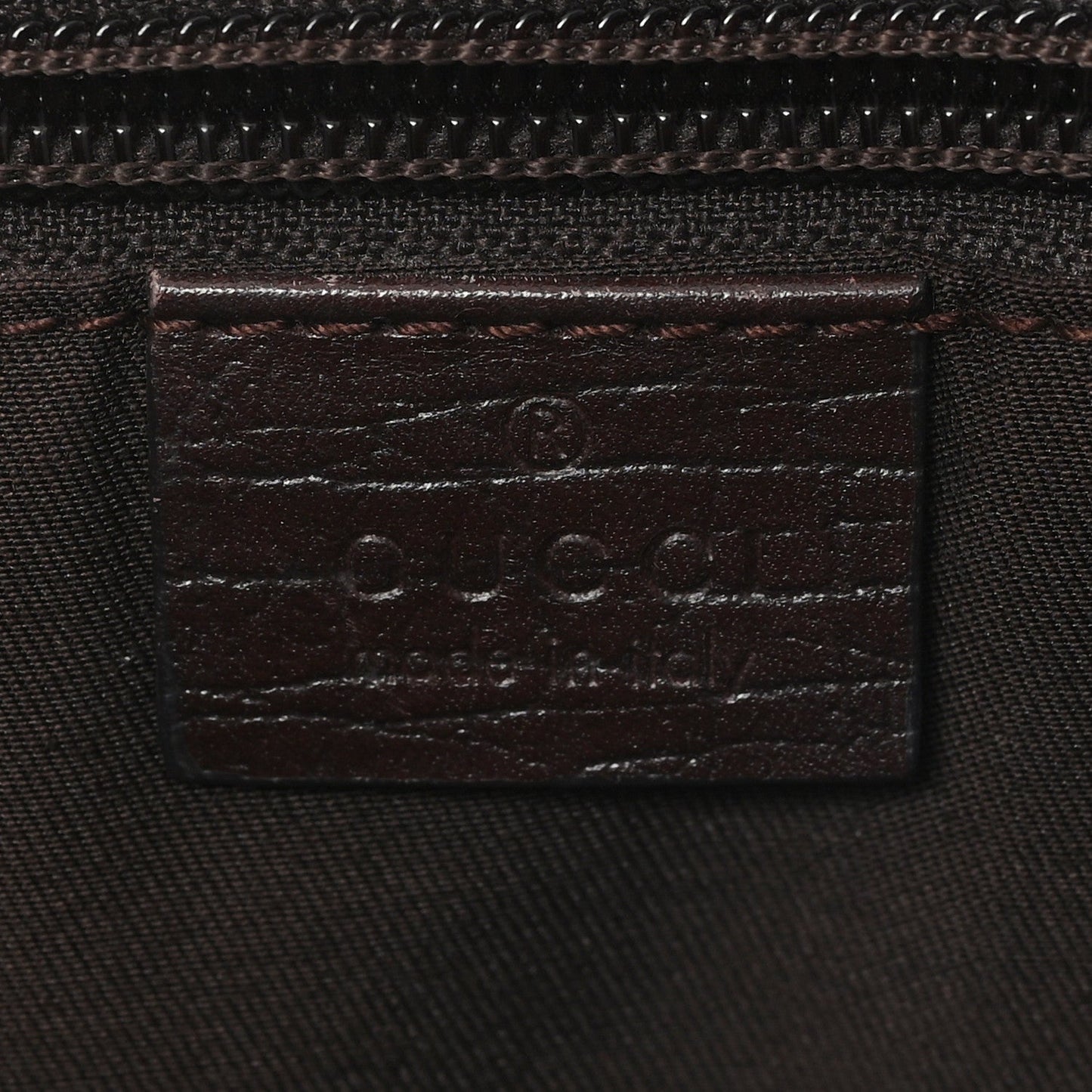 GG Plus Monogram Small Vertical Tote Dark Brown