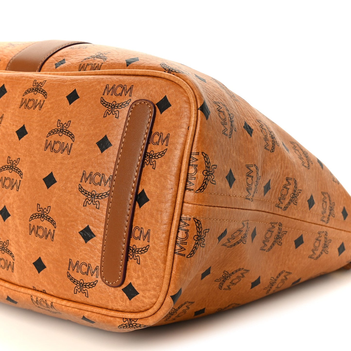 Visetos Medium Liz Reversible Shopper Tote Cognac