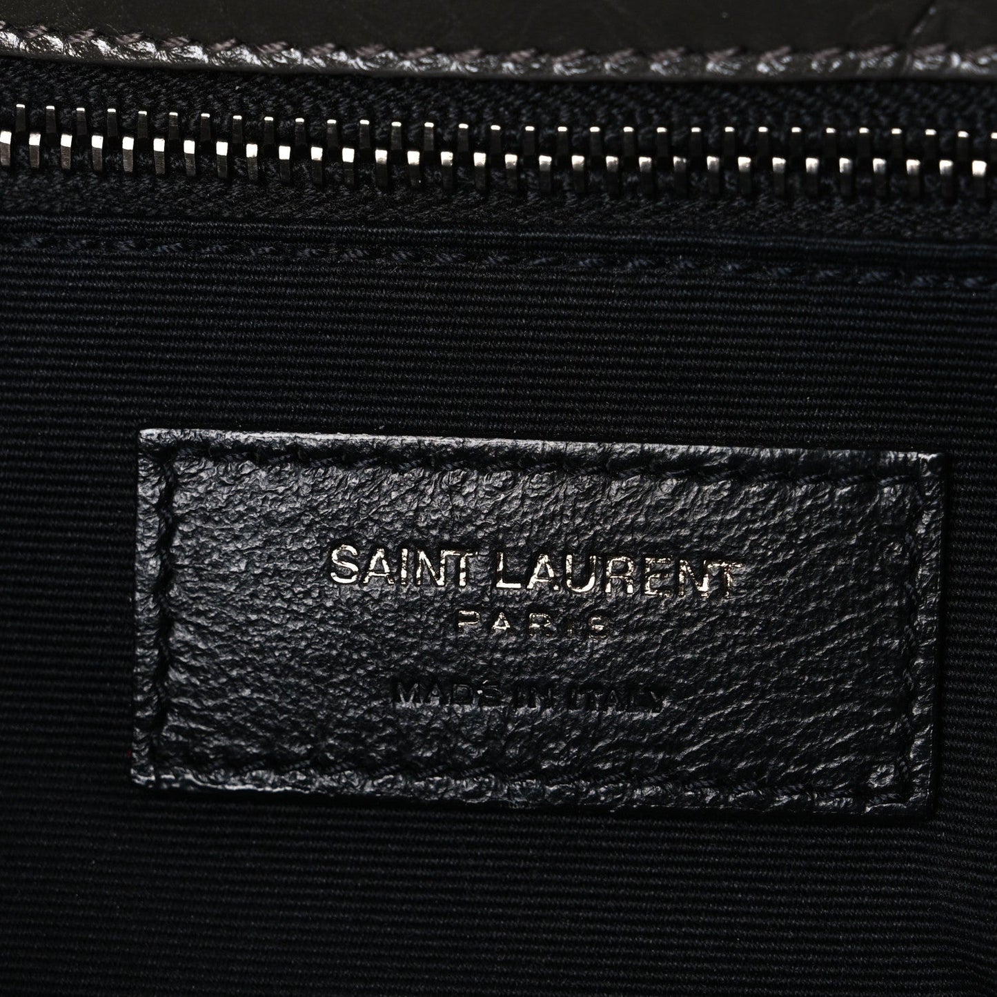 Crinkled Calfskin Matelasse Monogram Medium Niki Chain Satchel Storm