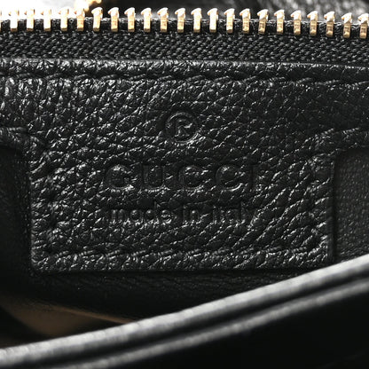 Roxy Calfskin Web Medium Studded Blondie Shoulder Flap Bag Black