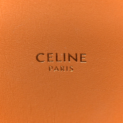 Canvas Calfskin Logo Print Small Vertical Cabas Natural Tan