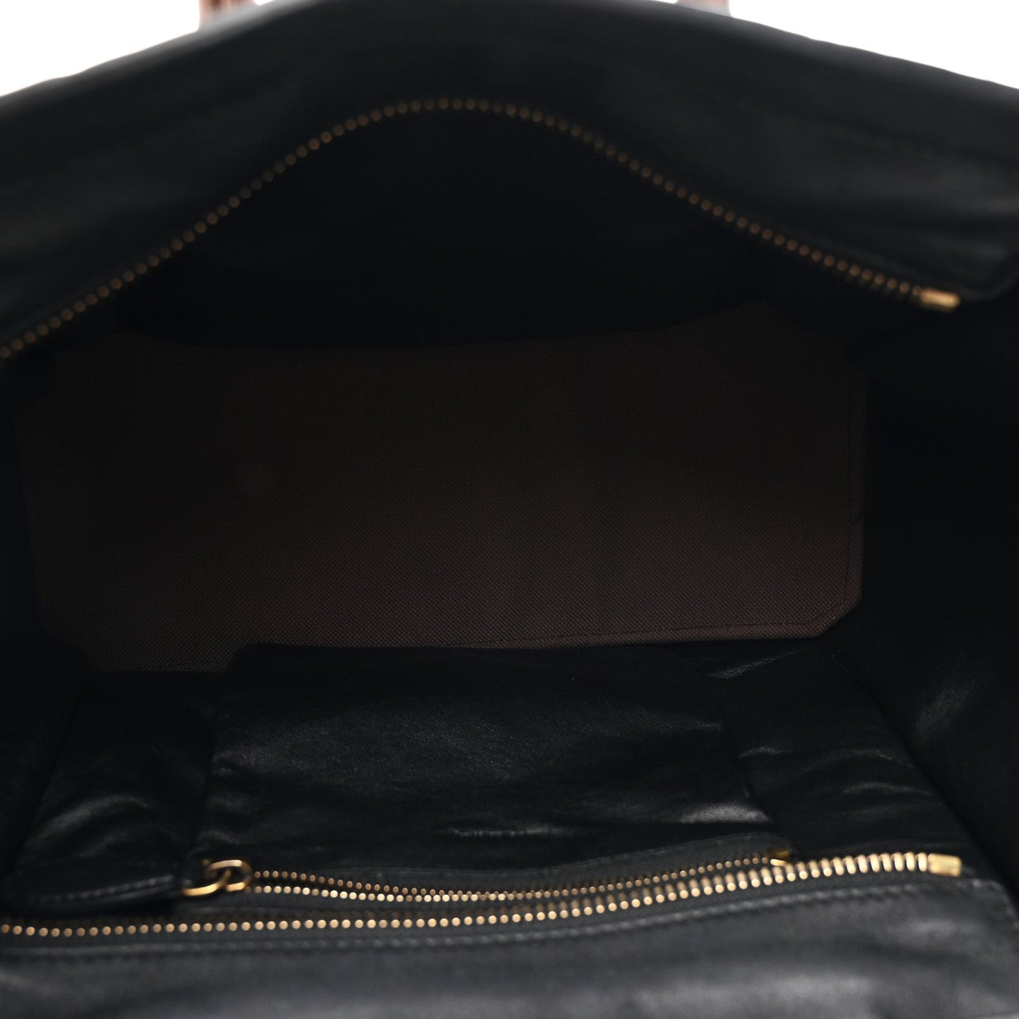 Canvas Smooth Calfskin Micro Tri-Color Luggage Natural Black Tan