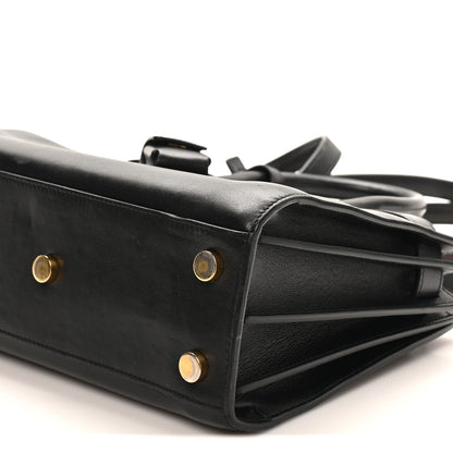 Calfskin Nano Sac De Jour Black