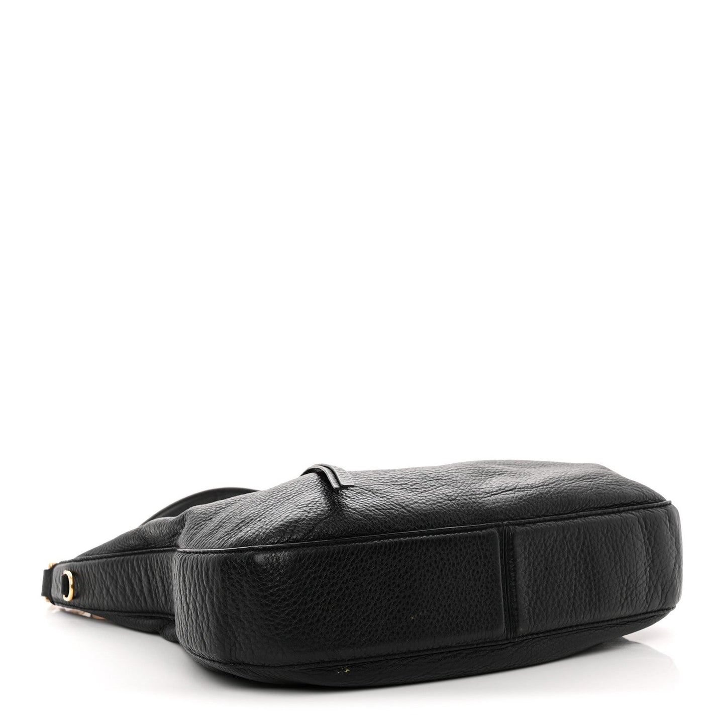 Pebbled Calfskin Hobo Black