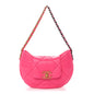Lambskin Quilted Chanel 19 Hobo Pink
