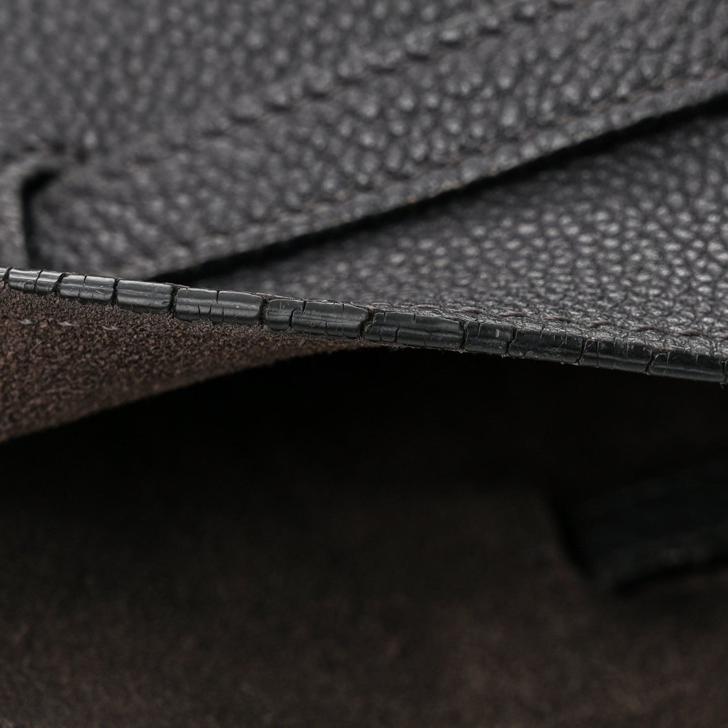 Soft Grained Calfskin Medium Belt Cabas Phantom Medium Grey
