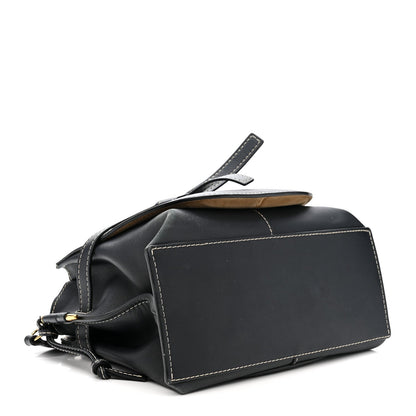 Calfskin Small Gate Tote Midnight Blue