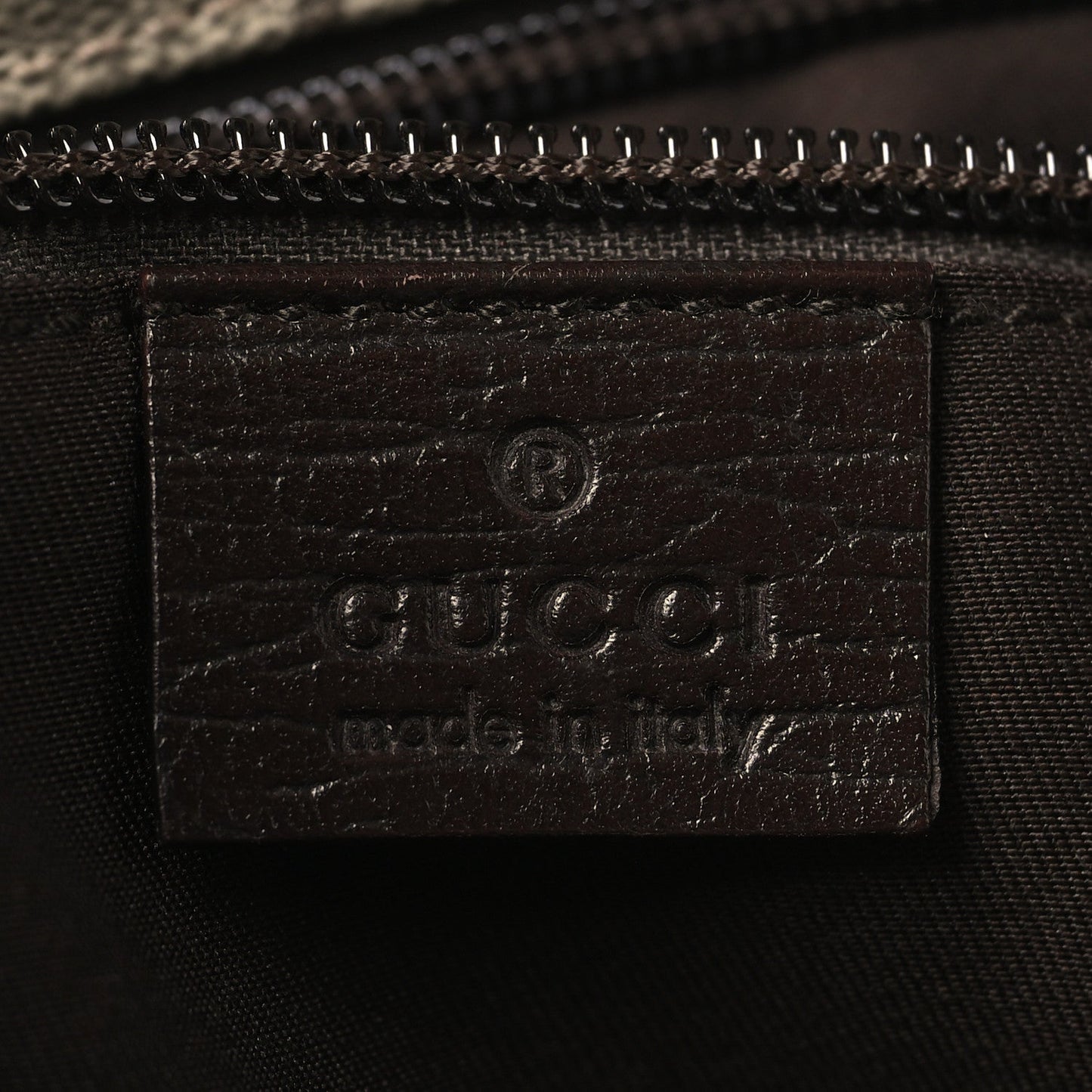 GG Plus Monogram Medium Flat Messenger Bag Dark Brown