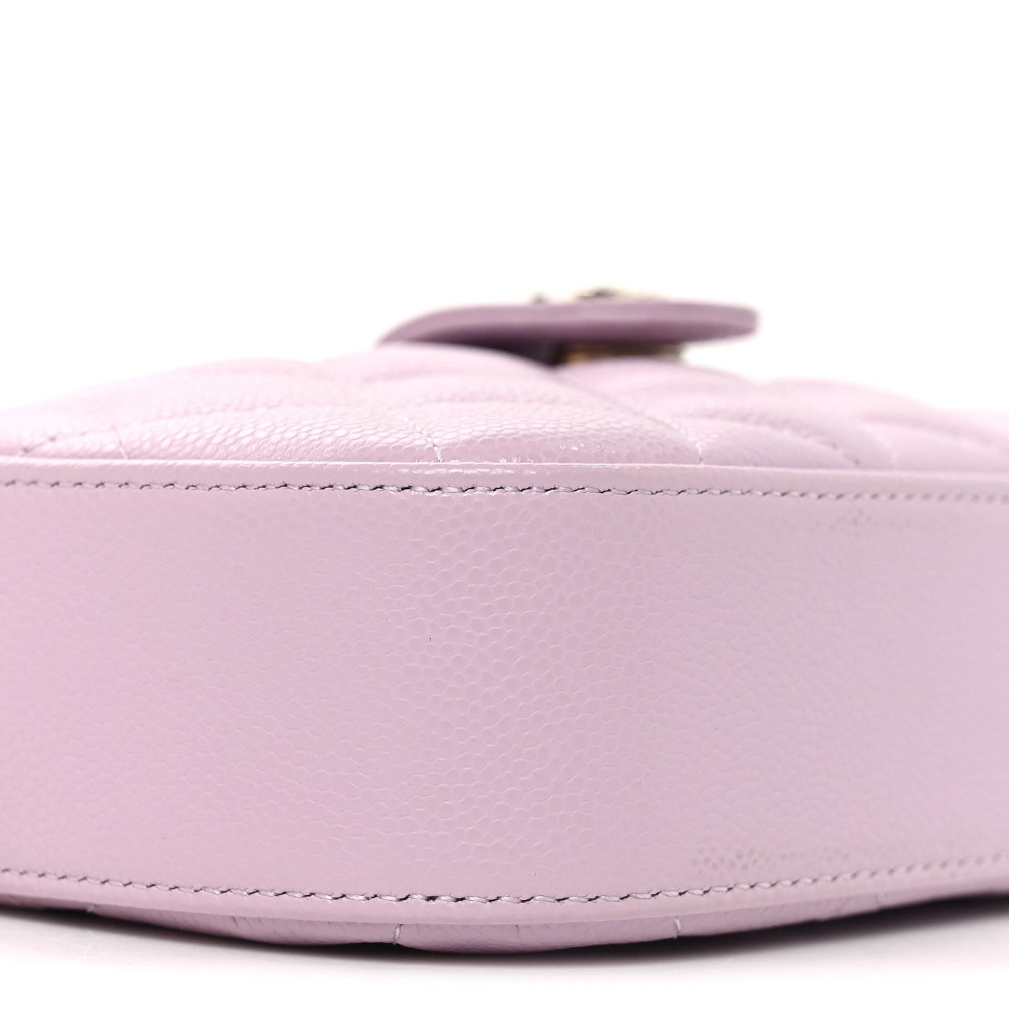 Caviar Quilted Chain Camera Bag Light Purple