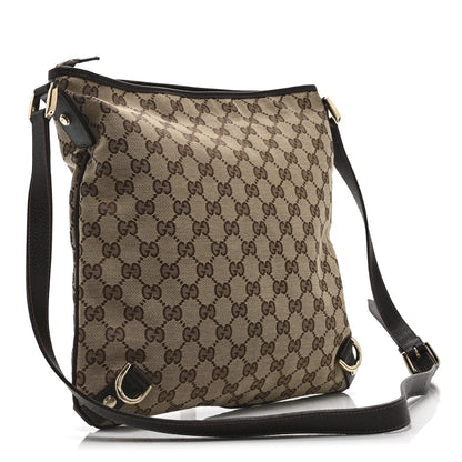 Monogram Abbey Messenger Bag Dark Brown