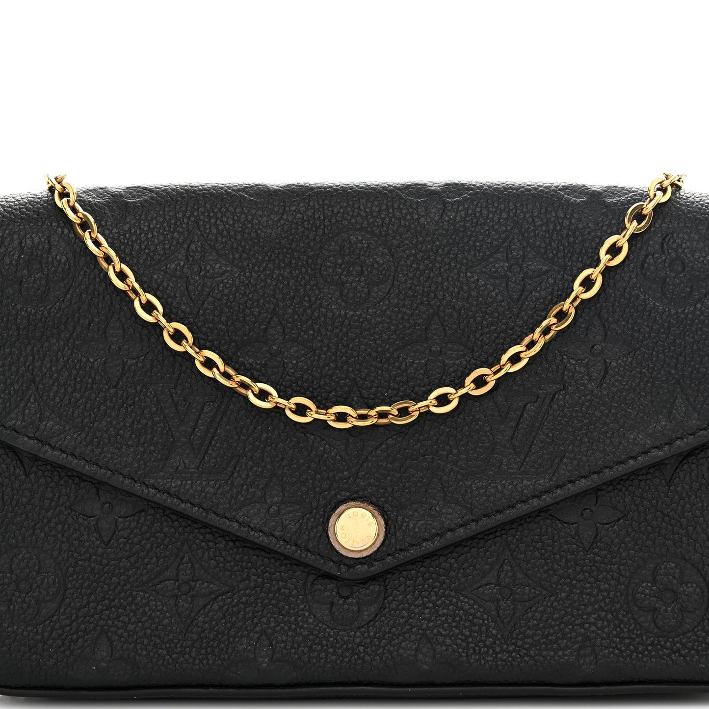 Empreinte Pochette Felicie Chain Wallet Black