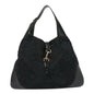 Calfsking Lace Large Jackie O Bouvier Hobo Black
