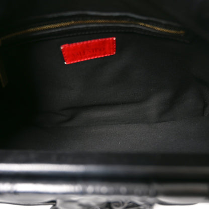 Nappa Jardin Rose Framed Duffel Black
