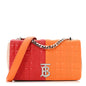 Lambskin Quilted Small Lola Bag Bright Red Orange