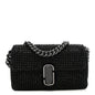 The Rhinestone J Marc Mini Shoulder Bag Black