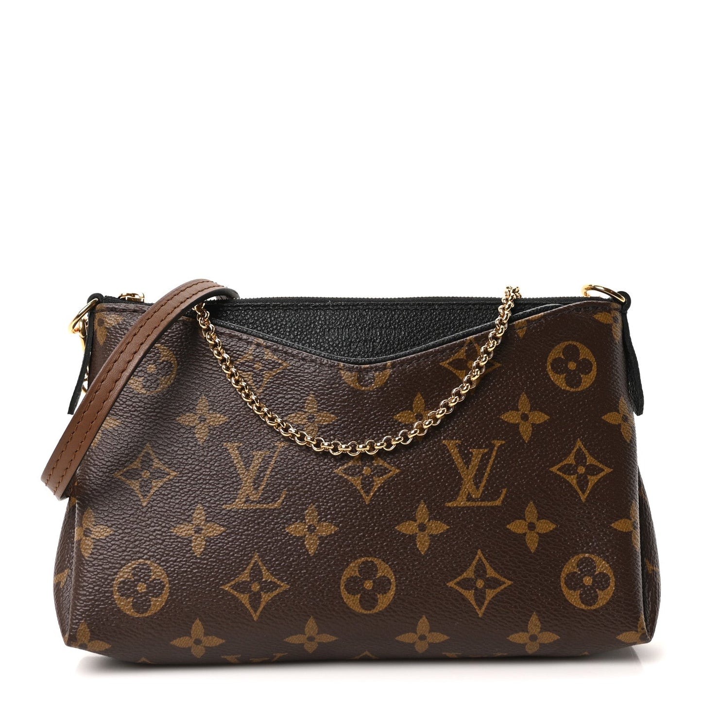 Monogram Pallas Clutch Black