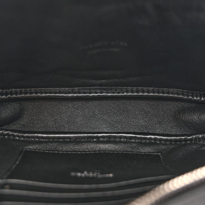 Grain De Poudre Matelasse Monogram Mini Lou Camera Bag Black